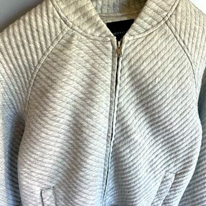 Liverpool textured zip up jacket